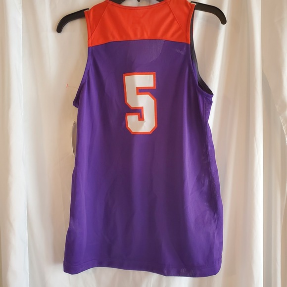 Nike Clemson Tigers Elite Enforcer‎ Basketball Jersey Women's M Purple #5 Nwt - Picture 6 of 7
